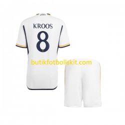 Real Madrid Kroos 8 Barn Hemma Matchtröja 2023/24 Kortärmad