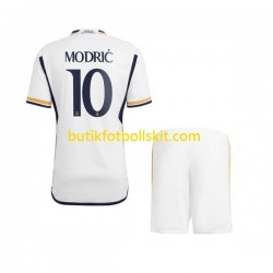 Real Madrid Modrić 10 Barn Hemma Matchtröja 2023/24 Kortärmad