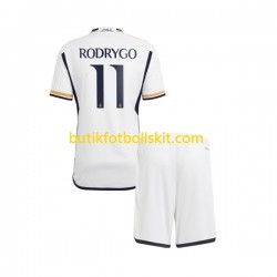 Real Madrid Rodrygo Goes 11 Barn Hemma Matchtröja 2023/24 Kortärmad