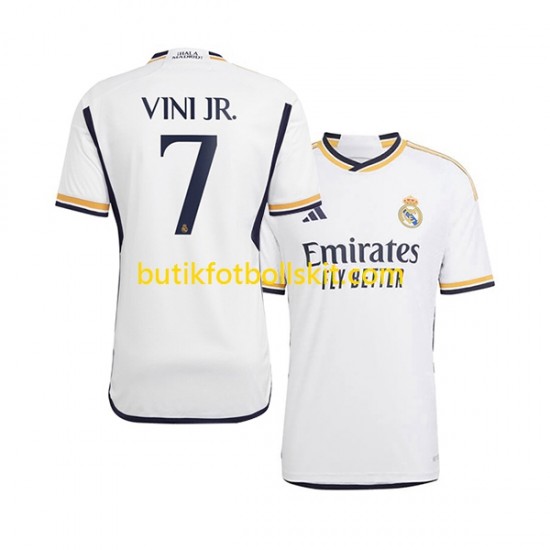 Real Madrid Vinicius Junior 7 Män Hemma Matchtröja 2023/24 Kortärmad
