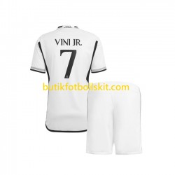Real Madrid Vinicius Junior 7 Barn Hemma Matchtröja 2023/24 Kortärmad