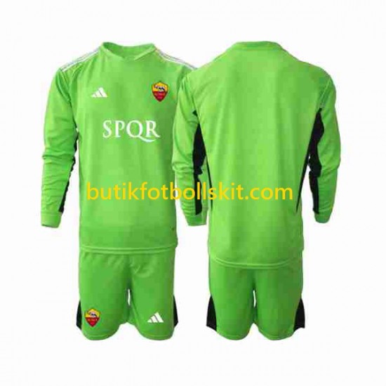 AS Roma Målvakt Barn Borta Matchtröja 2023/24 Långärmad
