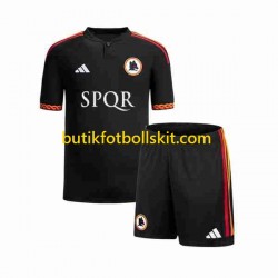 AS Roma Barn Tredje Matchtröja 2023/24 Kortärmad