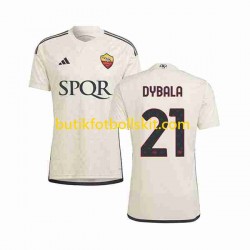 AS Roma Paulo Dybala 21 Män Borta Matchtröja 2023/24 Kortärmad