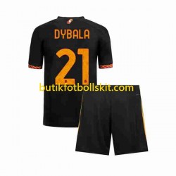 AS Roma Paulo Dybala 21 Barn Tredje Matchtröja 2023/24 Kortärmad
