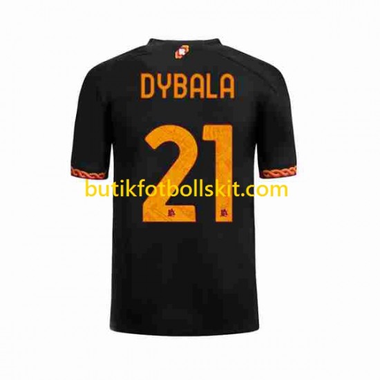 AS Roma Paulo Dybala 21 Män Tredje Matchtröja 2023/24 Kortärmad