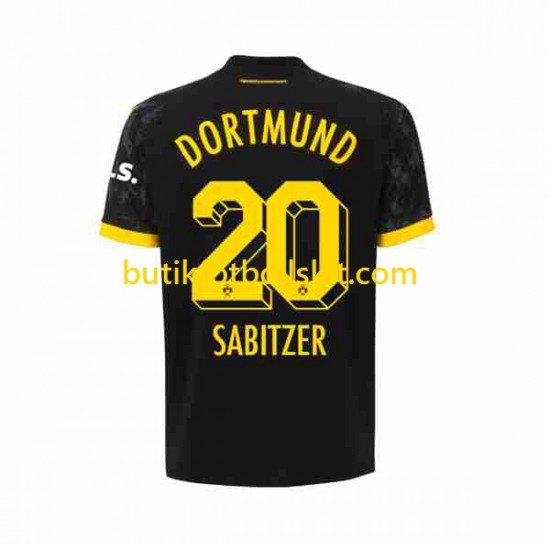 Borussia Dortmund Marcel Sabitzer 20 Män Borta Matchtröja 2023/24 Kortärmad