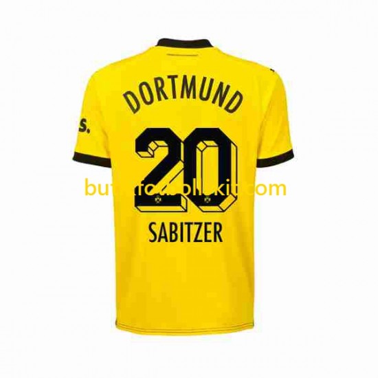 Borussia Dortmund Marcel Sabitzer 20 Män Hemma Matchtröja 2023/24 Kortärmad
