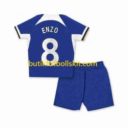 Chelsea Enzo Fernandez 8 Barn Hemma Matchtröja 2023/24 Kortärmad
