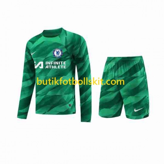 Chelsea Målvakt Barn Tredje Matchtröja 2023/24 Långärmad
