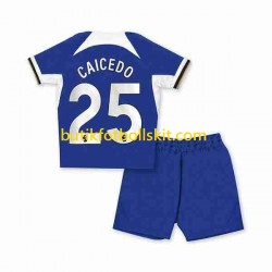 Chelsea Moises Caicedo 25 Barn Hemma Matchtröja 2023/24 Kortärmad