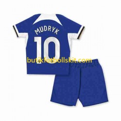 Chelsea Mykhaylo Mudryk 10 Barn Hemma Matchtröja 2023/24 Kortärmad