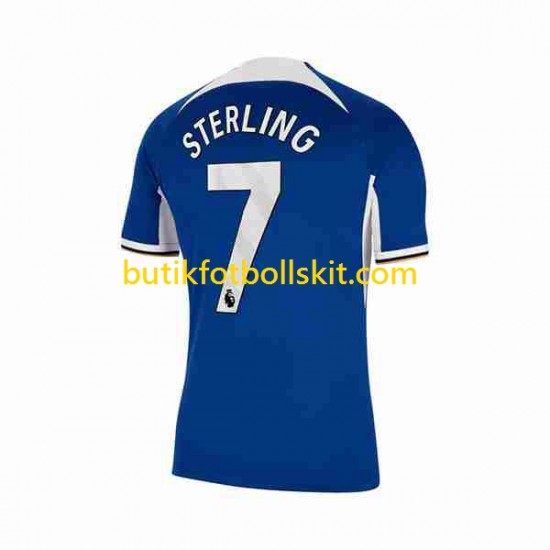 Chelsea Raheem Sterling 7 Män Hemma Matchtröja 2023/24 Kortärmad