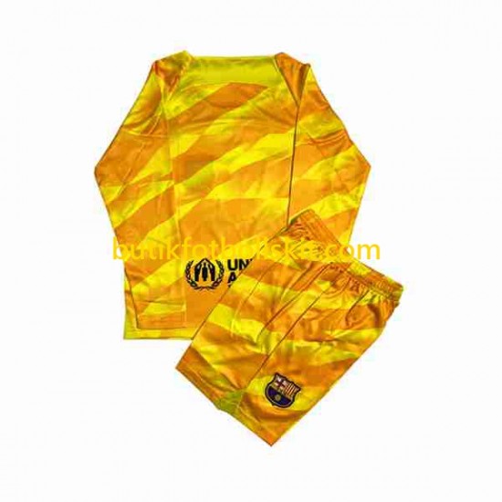 FC Barcelona Målvakt Barn Fjärdes Matchtröja 2023/24 Långärmad