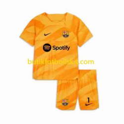 FC Barcelona Ter Stegen 1 Målvakt Barn Fjärdes Matchtröja 2023/24 Kortärmad