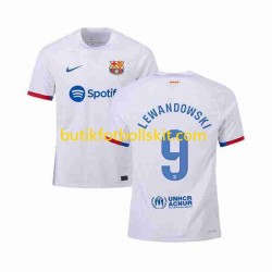 FC Barcelona LEWANDOWSKI 9 Män Borta Matchtröja 2023/24 Kortärmad