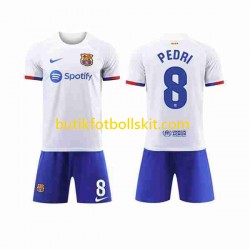 FC Barcelona Pedri 8 Barn Borta Matchtröja 2023/24 Kortärmad