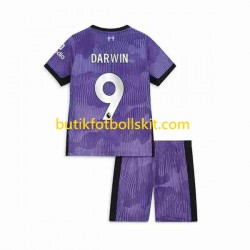 Liverpool Darwin Nunez 9 Barn Tredje Matchtröja 2023/24 Kortärmad