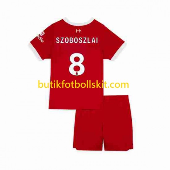 Liverpool Dominik Szoboszlai 8 Barn Hemma Matchtröja 2023 Kortärmad
