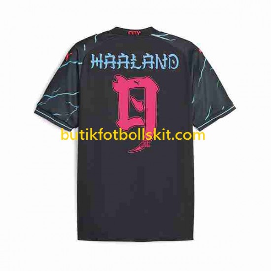 Manchester City Haaland 9 Special Printing Män Tredje Matchtröja 2023/24 Kortärmad