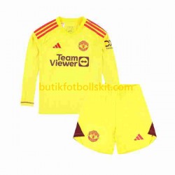 Manchester United Målvakt Barn Hemma Matchtröja 2023/24 Långärmad