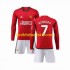 Manchester United Ronaldo 7 Barn Hemma Matchtröja 2023/24 Långärmad