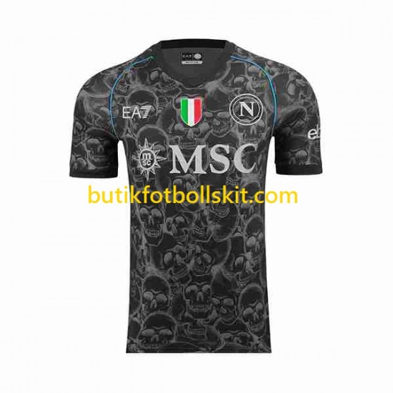 SSC Napoli Halloween Män Hemma Matchtröja 2023/24 Kortärmad