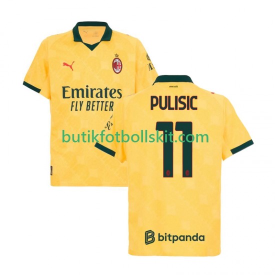 AC Milan Christian Pulisic 11 Män Tredje Matchtröja 2025/26 Kortärmad