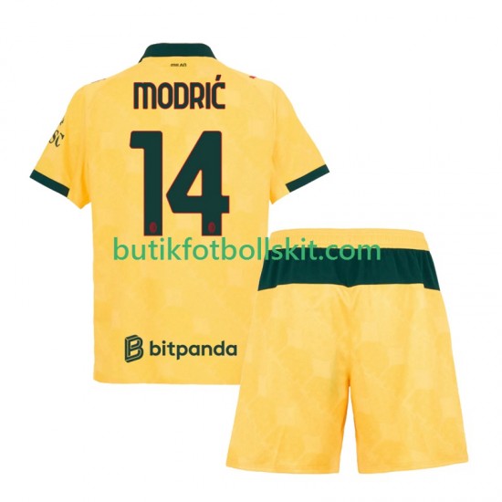 AC Milan Modrić Luca 14 Barn Tredje Matchtröja 2025/26 Kortärmad