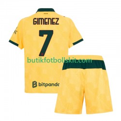 AC Milan Santiago Gimenez 7 Barn Tredje Matchtröja 2025/26 Kortärmad