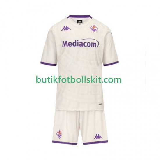 Fiorentina Barn Borta Matchtröja 2025/26 Kortärmad