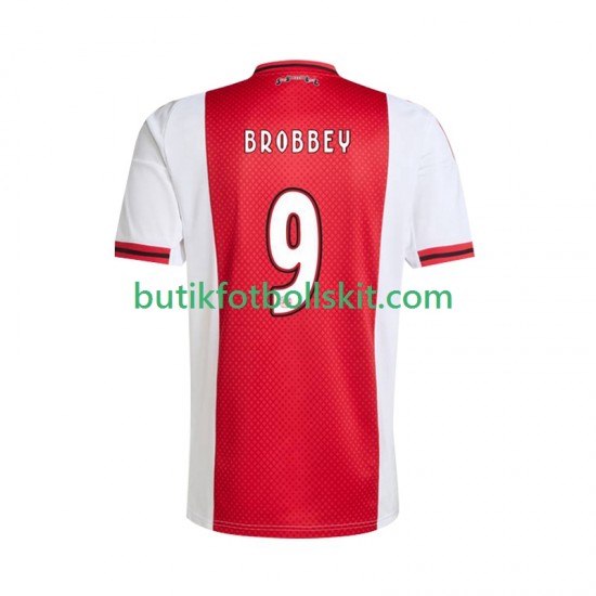 AFC Ajax Brian Brobbey 9 Män Hemma Matchtröja 2025/26 Kortärmad