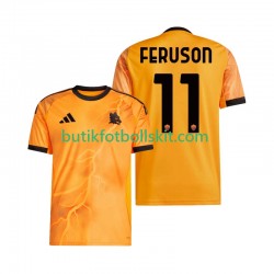 AS Roma Evan Ferguson 11 Män Borta Matchtröja 2025/26 Kortärmad