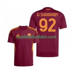 AS Roma Stephan El Shaarawy 92 Män Hemma Matchtröja 2025/26 Kortärmad