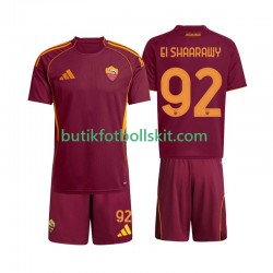 AS Roma Stephan El Shaarawy 92 Barn Hemma Matchtröja 2025/26 Kortärmad