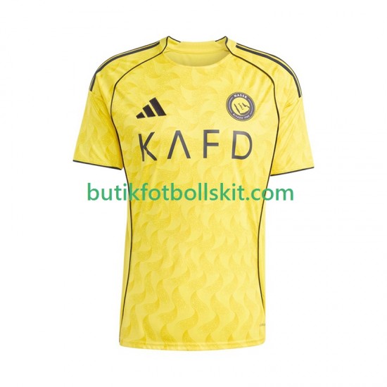 Al Nassr Män Hemma Matchtröja 2025/26 Kortärmad