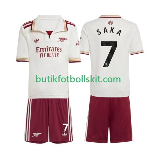 Arsenal Bukayo Saka 7 Barn Tredje Matchtröja 2025/26 Kortärmad