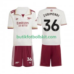Arsenal Martin Zubimendi 36 Barn Tredje Matchtröja 2025/26 Kortärmad