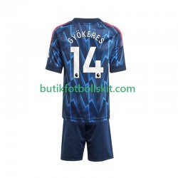 Arsenal Viktor Gyokeres 14 Barn Borta Matchtröja 2025/26 Kortärmad