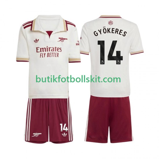 Arsenal Viktor Gyokeres 14 Barn Tredje Matchtröja 2025/26 Kortärmad