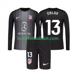 Atlético Madrid Jan Oblak 13 Målvakt Barn Borta Matchtröja 2025/26 Långärmad