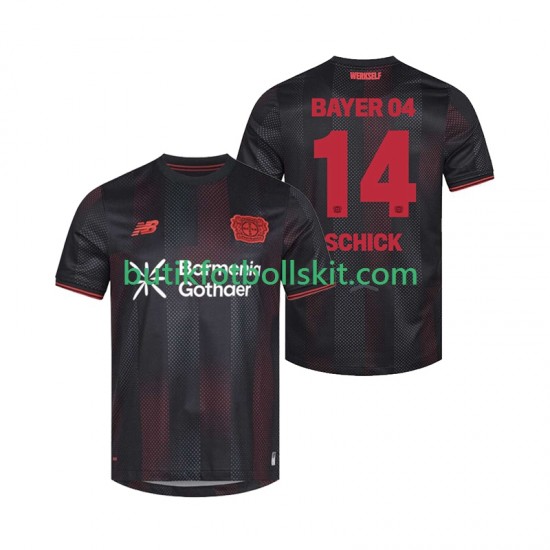 Bayer 04 Leverkusen Patrik Schick 14 Män Hemma Matchtröja 2025/26 Kortärmad