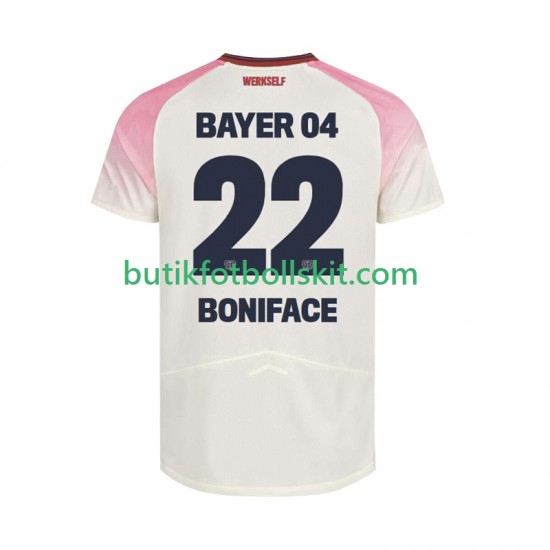 Bayer 04 Leverkusen Victor Boniface 22 Män Borta Matchtröja 2025/26 Kortärmad