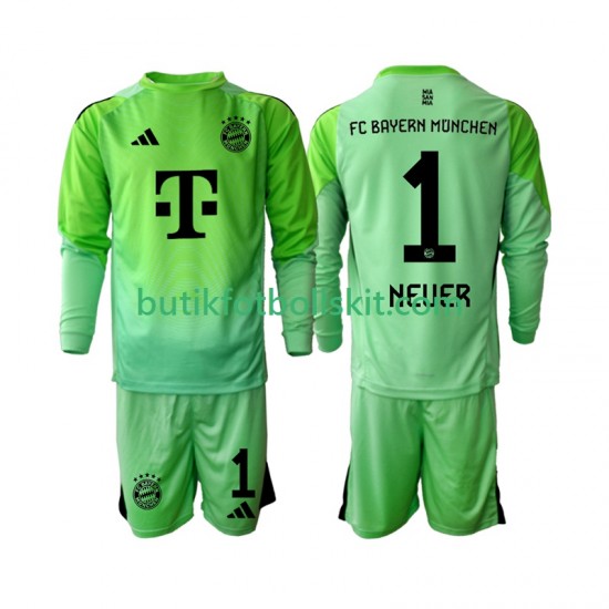 FC Bayern München Neuer 1 Målvakt Barn Hemma Matchtröja 2025/26 Långärmad