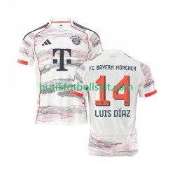 FC Bayern München Luis Diaz 14 Män Borta Matchtröja 2025/26 Kortärmad