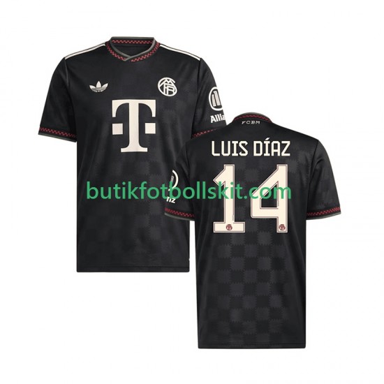 FC Bayern München Luis Diaz 14 Män Tredje Matchtröja 2025/26 Kortärmad