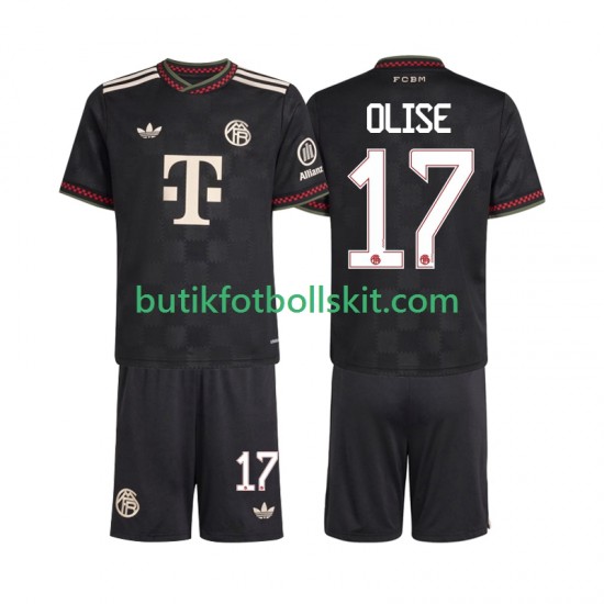 FC Bayern München Michael Olise 17 Barn Tredje Matchtröja 2025/26 Kortärmad