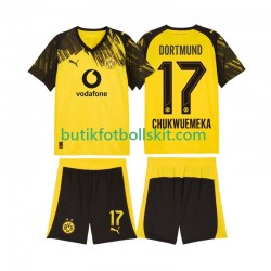 Borussia Dortmund Carney Chukwuemeka 17 Barn Hemma Matchtröja 2025/26 Kortärmad