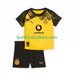 Borussia Dortmund Barn Hemma Matchtröja 2025/26 Kortärmad