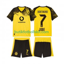 Borussia Dortmund Jobe Bellingham 7 Barn Hemma Matchtröja 2025/26 Kortärmad